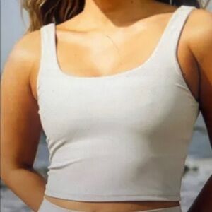 Daily Drills women go scoop tank in mist size M